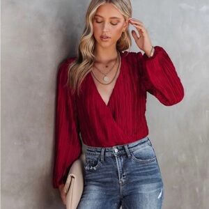 Vici Skylar Rose Billowy Bodysuit